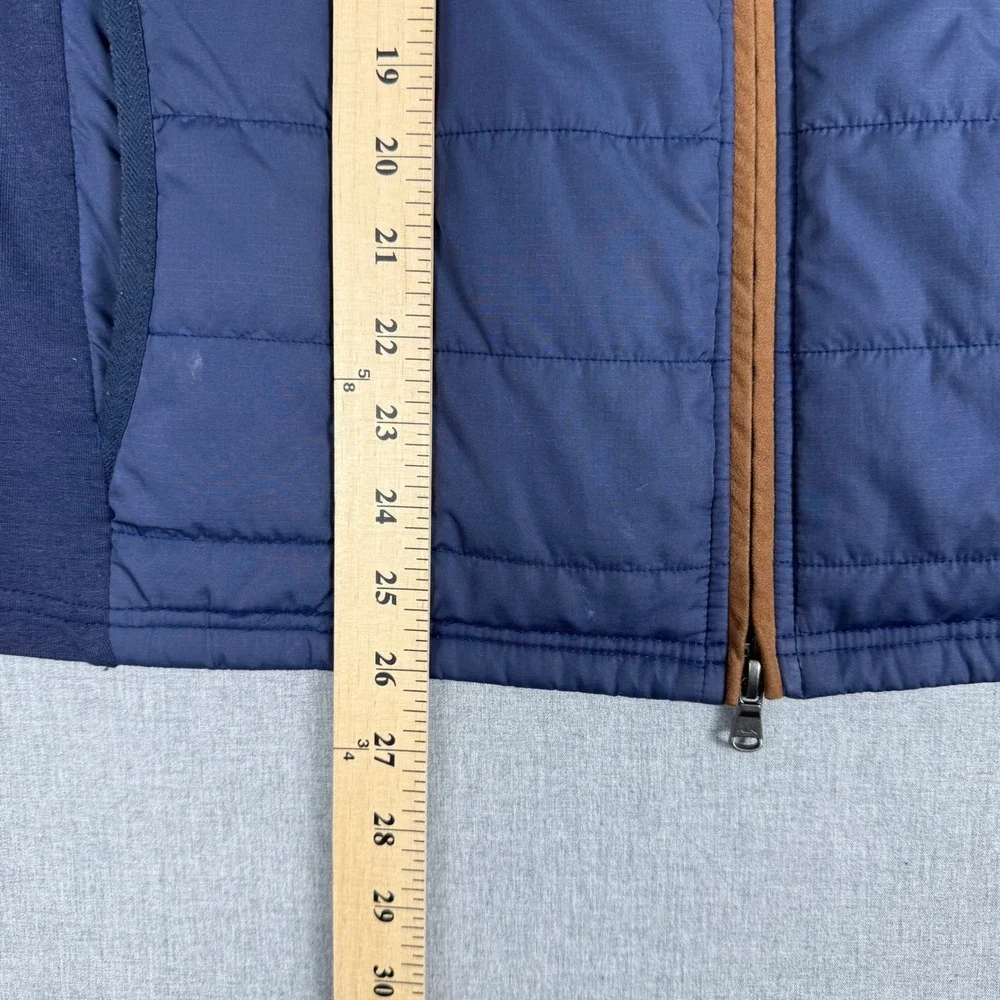 RLX Ralph Lauren Navy Blue Quilted Hybrid Vest Size M Mens Golf Activewear